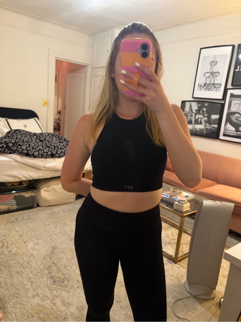 Set Active Ribbed Sports Bra - Picture 4 of 5